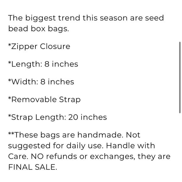 Pink Lightning Beaded Box Purse - Picture 6 of 10